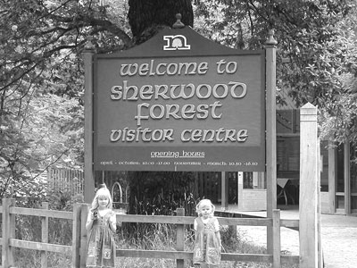 Sherwood Forest near Nottingham is where Robin Hood and his merry men may have romped.