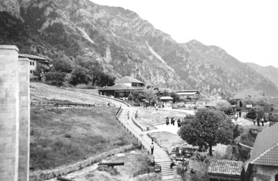 A partial view of Kruza as seen from the Skanderbeg Museum in Albania. 
