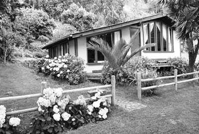 A typical cottage in San Juan Bautista.