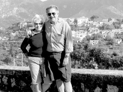 Mary and Norm Helber in Tuscany.