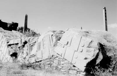 The fallen Great Stele — Axum. Photo: McCombs