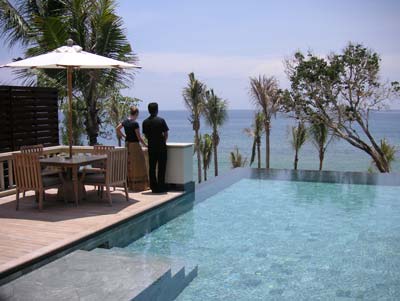 Poolside at the Trisara Resort — Phuket, Thailand.