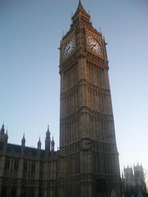 A different perspective of Big Ben.