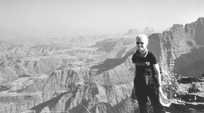 Jo Rawlins Gilbert and the Simien Mountains.