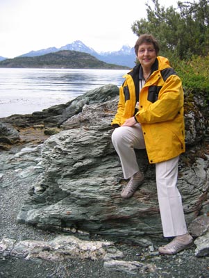 Glenna Lybrand at Tierra del Fuego National Park in Argentina.