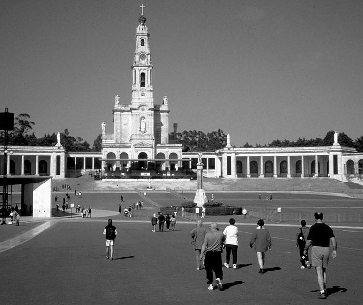 One of Europe’s top pilgrimage destinations is the shrine to Our Lady of Fátima near Nazaré, Portugal. Photo: David C. Hoerlein