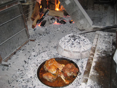 A potpourri of meat, cooked under hot coals at Licˇka Kuc´a.