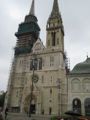 Zagreb's cathedral.