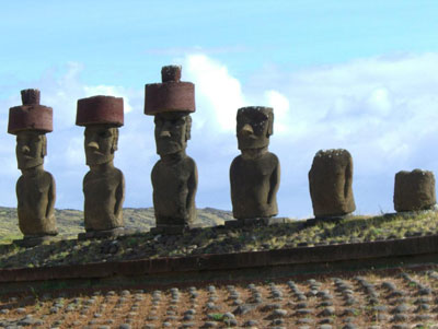 More moai
