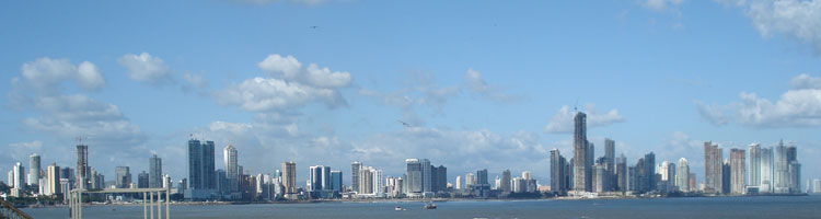 The Panama City skyline.