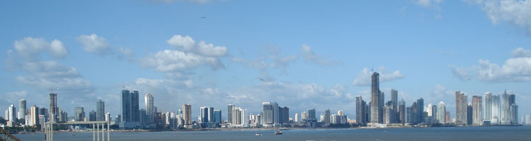 The Panama City skyline.