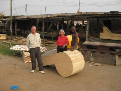 Ghanian woodworkers