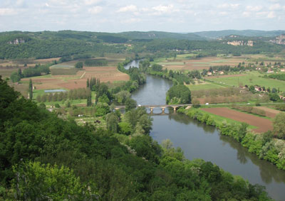 The Dordogne, as seen from the bastide of Domme.