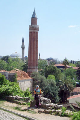 Antalya’s skyline features 13th-century fluted minarets. Photos: Keck