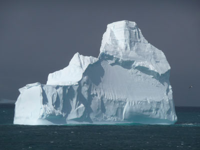 One of thousands of drifting icebergs in the South Atlantic.