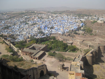 City of Jodhpur from inside the fort.
