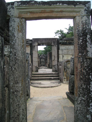 The Hatadage in the medieval capital of Polonnaruwa,  a UNESCO World Heritage Site.