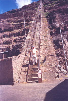 The 699-step ascent of Jacob’s Ladder.