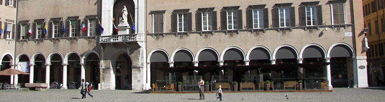 Bologna’s City Hall on the Piazza Maggiore.