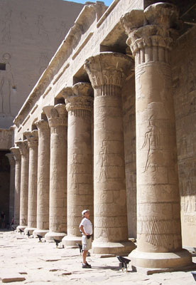 The Temple of Edfu is finely preserved.