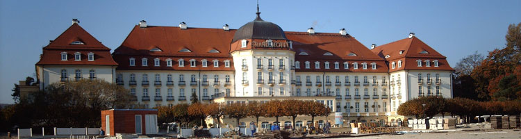 The Grand Hotel in Sopot.