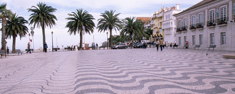 The Town Square of Cascais.