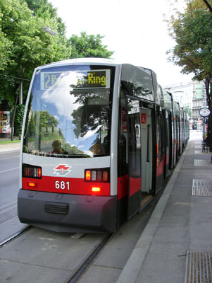 In Vienna, a tram ride along the Ringstrasse takes you on a loop around the city center. Photo: Mike Potter