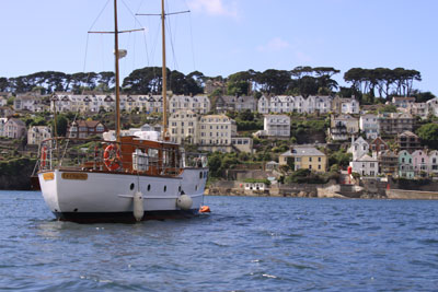 View from the ferry to Fowey.