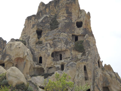 Rock dwelling at the Göreme Open-Air Museum.