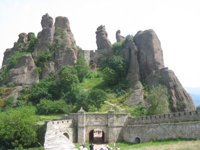 Bulgaria’s Baba Vida fortress is built into the Belogradchik Rocks.