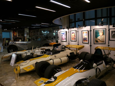 A few Formula 2 race cars, including a 1969 BWA (in A few Formula 2 race cars, including a 1969 BWA (in foreground, No. 4) and a 1971 Brabham BT 36 (No. 7), and, far in the background, a 1927/28 Yruam. Photo: Willinger , No. 4) and a 1971 Brabham BT 36 (No. 7), and, far in the background, a 1927/28 Yruam. Photo: Willinger 