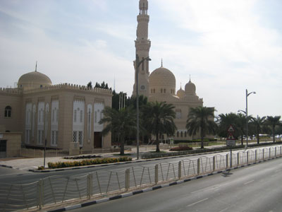 The Dumara Mosque is one of some 140 houses of worship in Dubai.