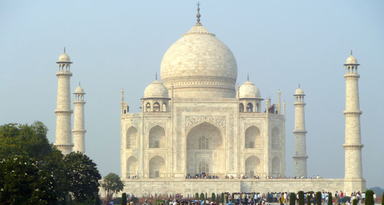 View of the famous Taj Mahal. Photos by Betsy Burnett.