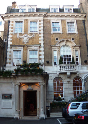 The Royal Over-Seas League clubhouse in London.