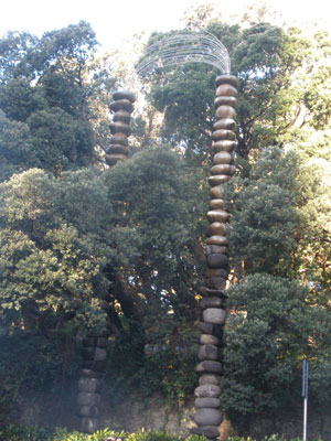Gateway, a 75-foot-high monument in New Zealand.