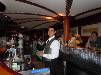 Bartender on Royal Caribbean’s Radiance of the Seas.