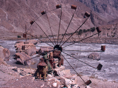 We passed this waterwheel along the Karakorum Highway near Murgab.