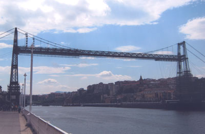 The Vizcaya Bridge in Bilbao is a UNESCO World Heritage Site. 