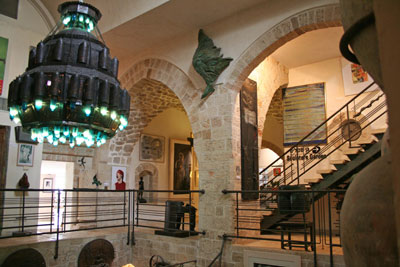 Second floor, Ilana Goor Museum, Jaffa, Israel. Photo: Wanda Bahde 