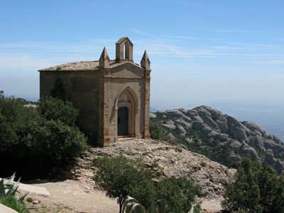 The mountaintop Chapel of Sant Joan.