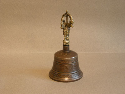 Is the handle on this Tibetan bell a dangerous weapon? Photo: Patten