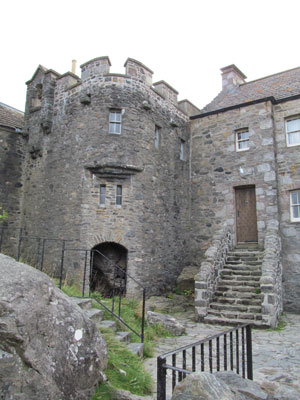 Courtyard within the castle. 