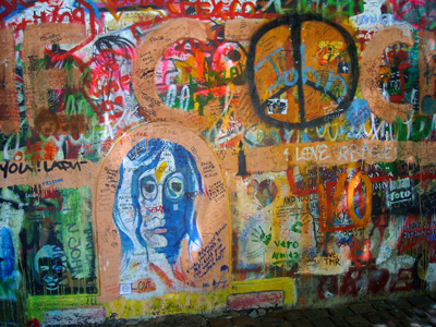 Prague’s colorful Lennon Wall has been an offbeat destination since John Lennon’s death in 1980.