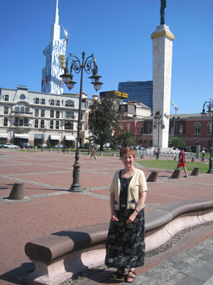 Carol Probst in Batumi, Georgia.