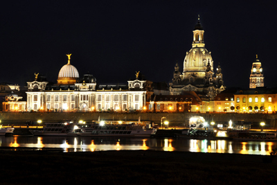 Head to New Town for lively nightlife, where you can take in a romantic view of the Old Town across the Elbe River.