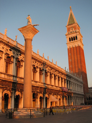 To experience Venice without the crowds, head to St. Mark's Square at daybreak.