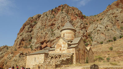 Thirteenth-century Noravank Monastery in Armenia. 