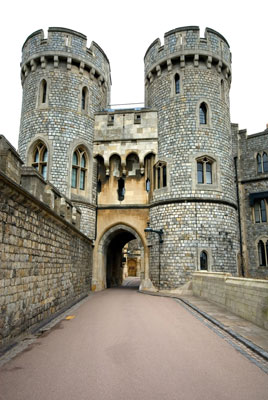 A walkway in Windsor Castle, the world’s oldest and largest occupied castle. A residence of England’s Royal Family, the castle is located about 22 miles west of central London. Photo: ©Phillip Minnis/123rf.com