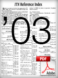 Download the 2003 Reference Index.