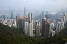 The Peak above Hong Kong’s Central District affords a stunning view.